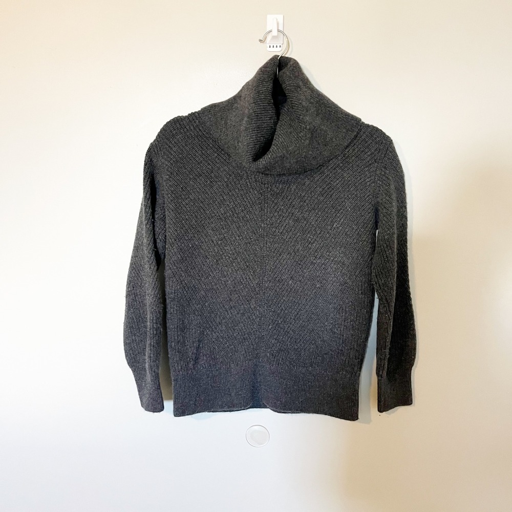 KJUS Geneva Wool Cashmere gray Sweater Turtleneck Icon - Picture 1 of 10